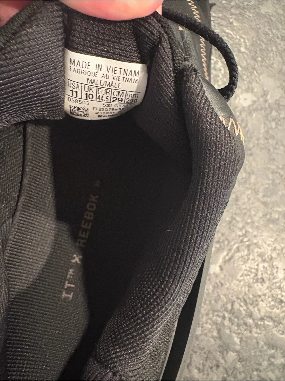 Reebok WIT Legacy Lifter Men’s Shoes - Black with Brown Accents - Picture 4 of 4